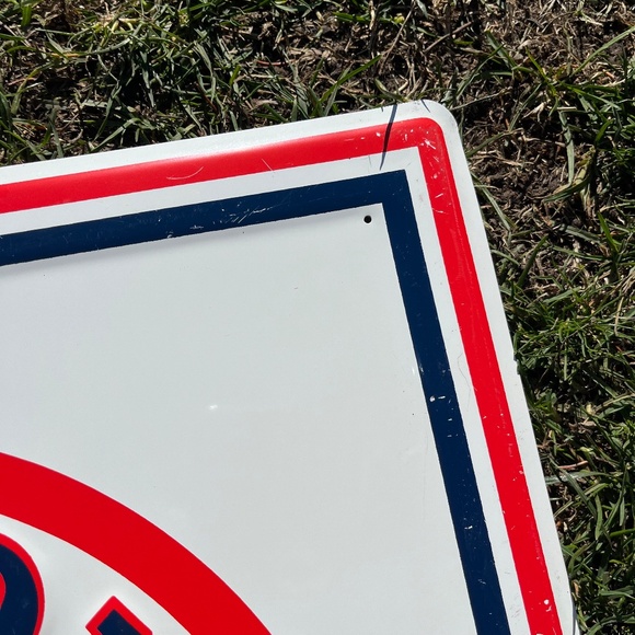 Vintage 90s Boston Red Sox MLB Metal / Tin Sign - Picture 6 of 8